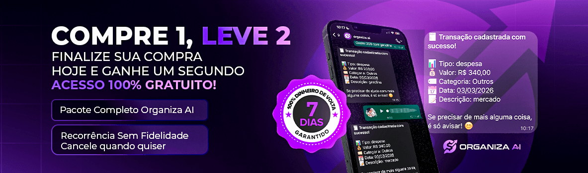 OrganizaAI — Compre 1, Leve 2